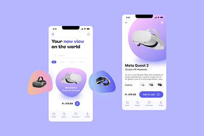 VR animation branding card cardofgoods design fonts gradient graphic design illustration typography ui ux uxui vector virtual virtualreality vr