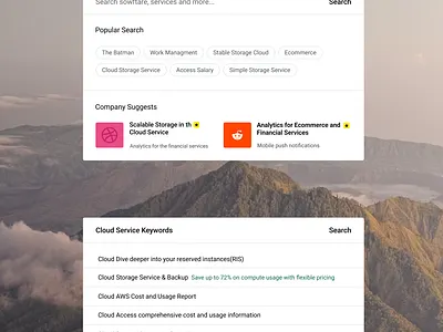 Live Search UI live search searchbox ui web