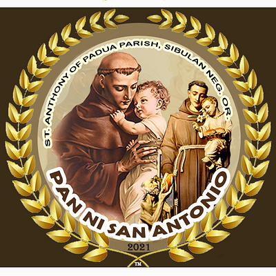 Church bread give away, lay out for Stickers design graphic design logo