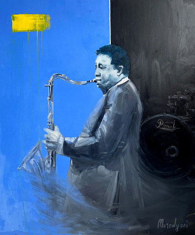 Jazzman art artist fineart illustration minimalism