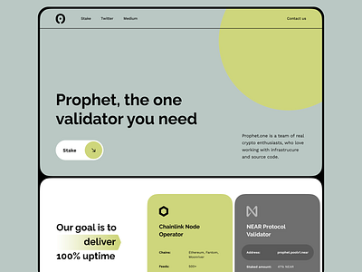 Crypto validator website blockchain chain chainklink corporate crypto near product page ui ux validator