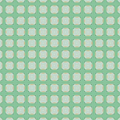 Green and Orange Repeating Geometric Pattern design green orange pattern peach repeating