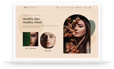 AT Beauty – Free Spa / Beauty Joomla template free joomla templates free web template free website template joomla 4 joomla 4 templates joomla template joomla templates joomla theme joomla themes web template website template