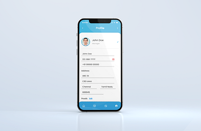 Profile UI design app dailyui design graphic design profileui ui uiux ux