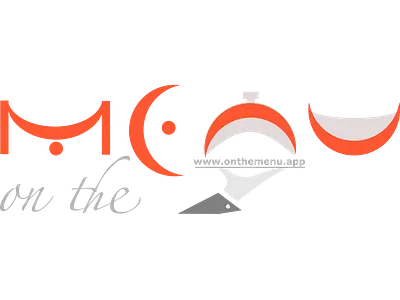 OnTheMenu Final branding company illustration logo logotype sign