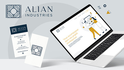 ALIAN INDUSTRIES - Branding - UX/UI branding direction artistique graphic design graphisme illustration logo print ui design ux design uxui webdesign