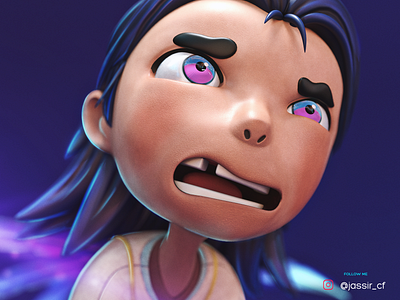 Carmen 3d 3d art adobe animation art character design character modeling child cute design digitalart game gameart illustration infantil kid magic render
