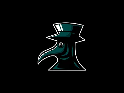 Plague doctor logo branding design graphic design illustration logo vector