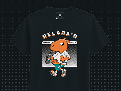 Capibara - Chigüire | T-shirt animal capibara chiguire clothing design design flat graphic design illustration illustrator print redbubble shirt t shirt tshirt vector vectorart