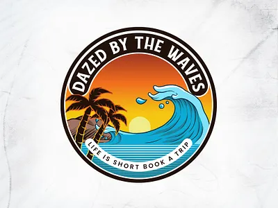 Dazed By The Waves branding custom logo custom logo design graphic design logo logo design logodesign minimalist logo modern logo typography unique logo vector