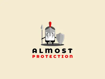 Almost Protection Logo branding custom logo design graphic design illustration logo logo design logodesign minimalist logo modern logo typography unique logo vector