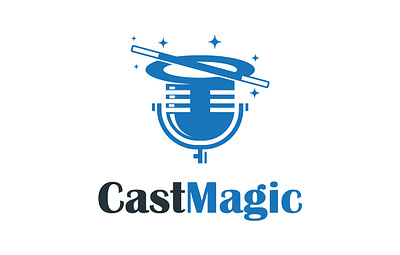 Cast Magic Logo Design branding custom logo design graphic design illustration logo logo design logodesign minimalist logo modern logo typography unique logo vector