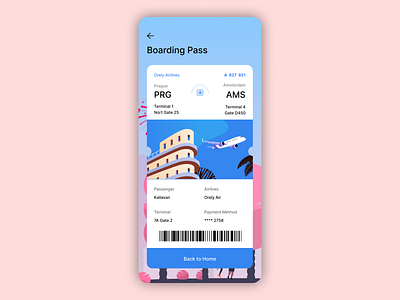 Boarding Pass animation boarding boardingpass branding checkin dailyui dailyui24 designer designing dribbble figma flight flightticket graphic design pass ticket ui uiux ux