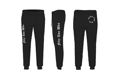 Mockup for a clothing company black clothing fashion men mockup pajama pant sweatpant trouser yoga