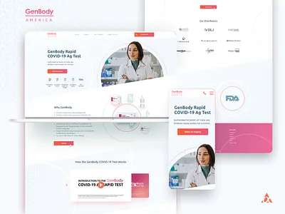 GenBody America - Website Design design desktop design responsive design ui ux webdesign website design