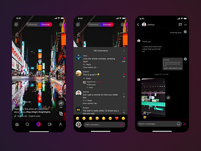 Socialverse Application app design figma product design redesign social media ui ux web 3