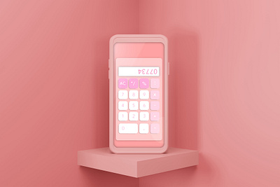 Daily UI #004 Calculator 004 app appdesigner branding dailyui design illustration illustrator interface minimal mobileapp productdesign ui uiuxdesigner ux uxinspiration