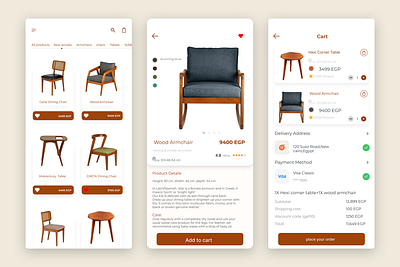 mishasfurniture.com ||| mobile app ui uiux ux uxui