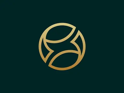 Circle Fish Logo animal branding circle design fish gold graphic design illustration logo logos luxury marine premium simple underwater