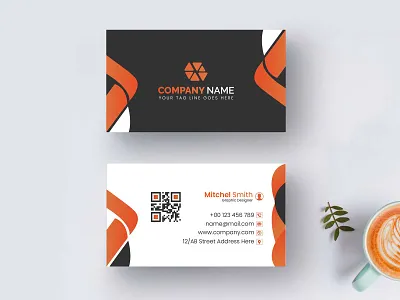 Creative Business Card Design Template brand design branding business card card design graphic design graphicsobai letterhead logo minimal business card popular print print design stationary visiting card