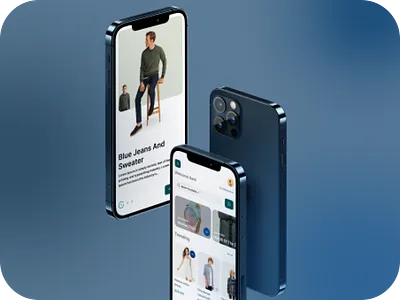 Flip-fashion- Mobile UI design branding color design figma illustration landingpage logo shop ui vector