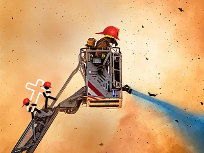 Help people be fireproof! 🔥🧯💦 bible christian fighter fire fireman jesus water