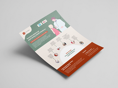 Nine Moons Health Flyer app flyer branding brochure design corporate flyer digital flyer flyer design graphic design health flyer leaflet design pdf design tranding