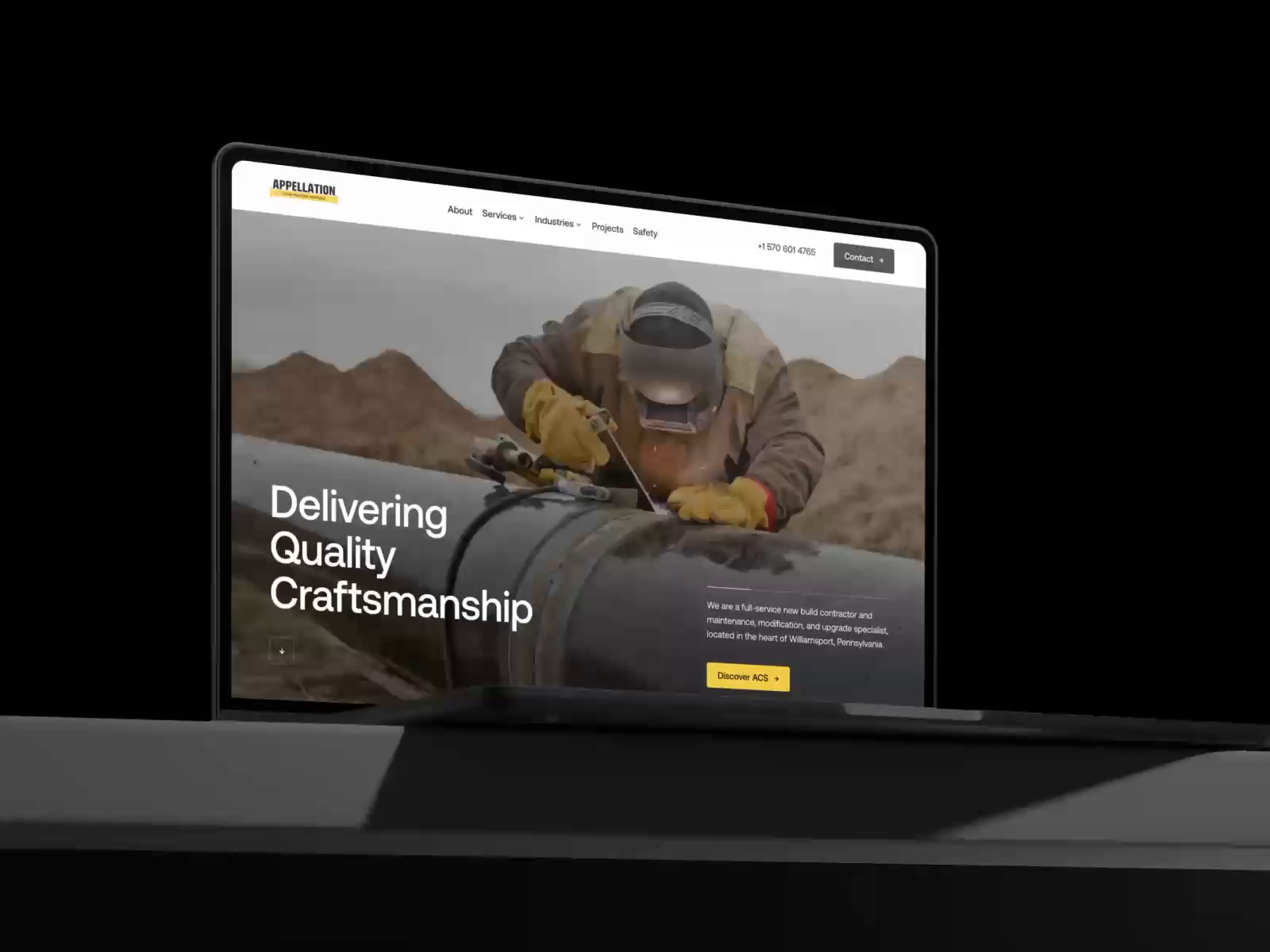 Example of Website Design & Development