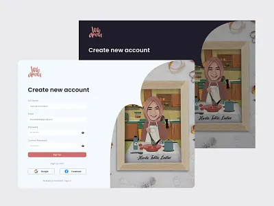 Little Amora - Ecommerce Registration Page design design exploration inspiration registration page ui ux web app web design website