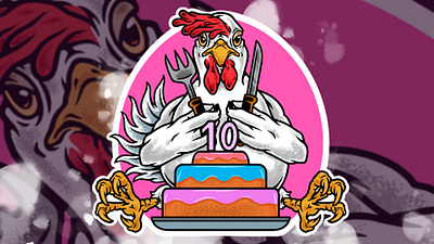 Chicken characterdesign design graphics illustration vector