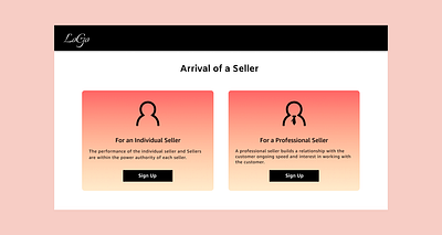 Become A Seller design typography ui ux