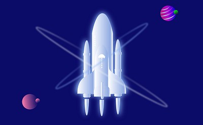 Shuttle design graphic design illustration vector