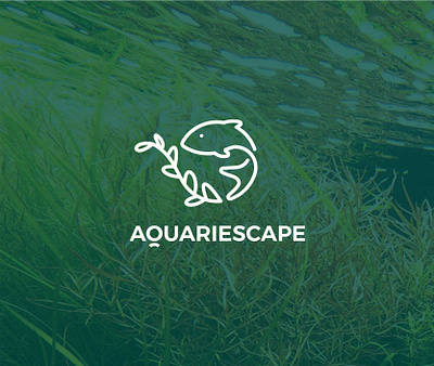 AQUARIESCAPE LOGO branding logo