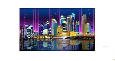 Singapore branding design graphic design illustration vector