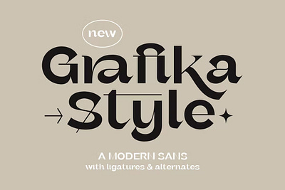 Grafika - Modern Sans Font calligraphy display display font elegant font elegant fonts font font awesome font family fonts lettering logo fonts modern font modern fonts sans serif sans serif font script serif font type typeface typography