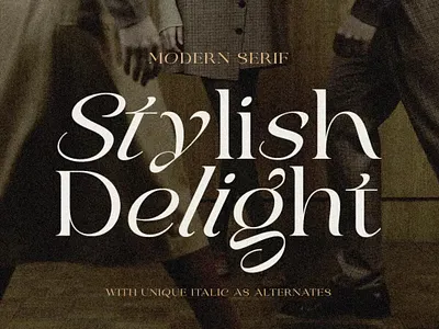 Stylish Delight - Modern Serif Font calligraphy display display font elegant font elegant fonts font font awesome font family fonts lettering logo fonts modern font modern fonts sans serif sans serif font script serif font type typeface typography