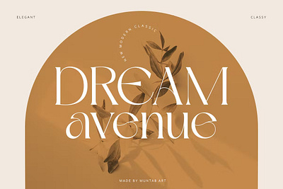 Dream Avenue | Modern Classic Font calligraphy display display font elegant font elegant fonts font font awesome font family fonts lettering logo fonts modern font modern fonts sans serif sans serif font script serif font type typeface typography