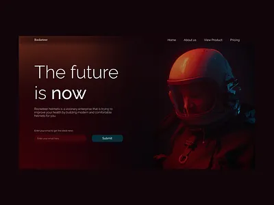FUturistic Website hero section 3d figma work gifma expert graphic design landing page design photoshop editing ui ui design ui ux design uiux website ui design