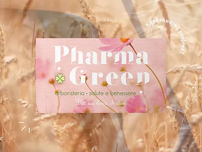 Pharmagreen | Rebranding Project adobe bio branding green identity logo visual design