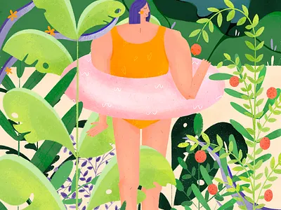 Summer 2022 apple illustration plants procreate summer