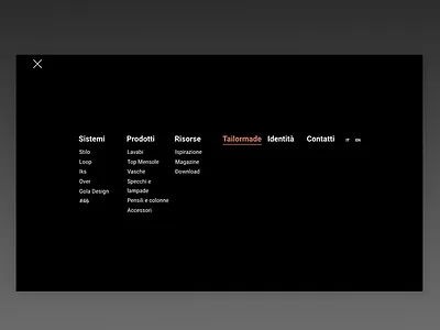 Overlay menu design branding design ui ui design user interface ux web design