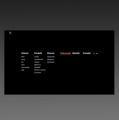 Overlay menu design branding design ui ui design user interface ux web design
