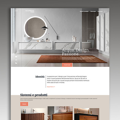 Tailormade Stocco new HOME branding ui design user interface ux web design