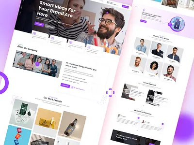 Spinner - Startup and Digital Agency Template envato html nextjs react theme themeforest ui ux webdesign wordpress