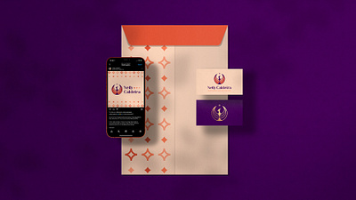 Nelly Caldeira - Branding & Brand Identity brand brand design brand identity branding branding logo visual identity coach logo moon orange phoenix purple stars transformation visual identity