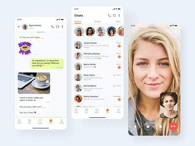 Daily UI - Direct Messaging chat concept daily ui dailyui design direct messaging ecommerce mobile mobile app mobile app design ui user interface ux video call