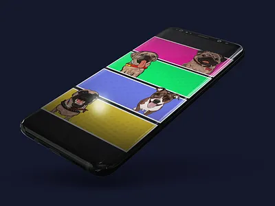Dogs Illustration Mobile wallpaper art branding cartoon design dog illustration dogs dogs wallpaper illustration illustrator mobile wallpaper motivational vector