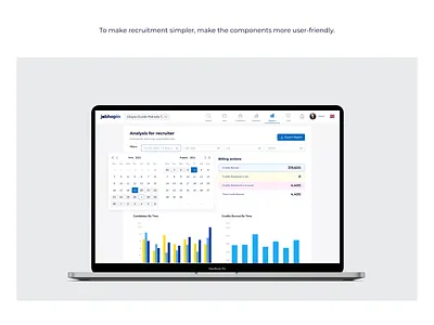 Recruiter - ATS (JobHopin) application design ats figma recruiter tracking system