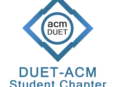 DUET ACM acm branding graphic design logo logo design society students chapter