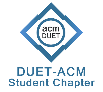 DUET ACM acm branding graphic design logo logo design society students chapter